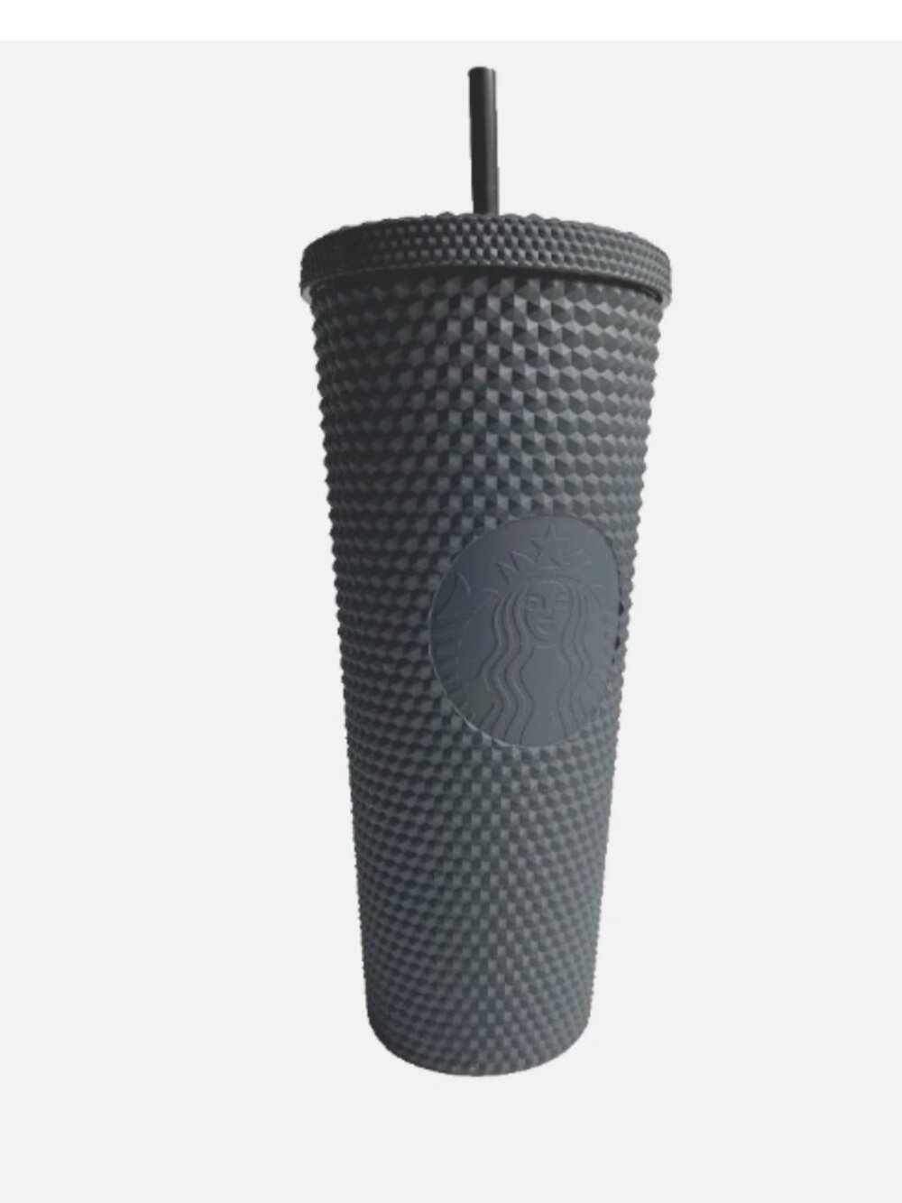 Starbucks 2021 Limited Edition Matte Black Studded Tumbler Cold Cup — Venti 24oz
